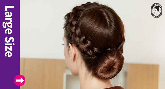 Large size ballet bun