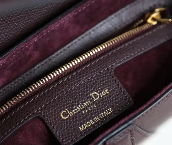 Dior Saddle Bag Bordeaux - Image 9