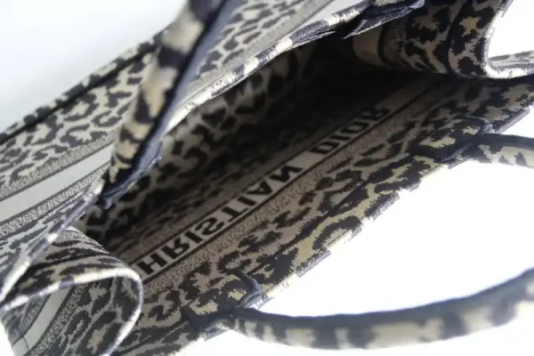 Dior Tote Book Leopard Print - Image 12