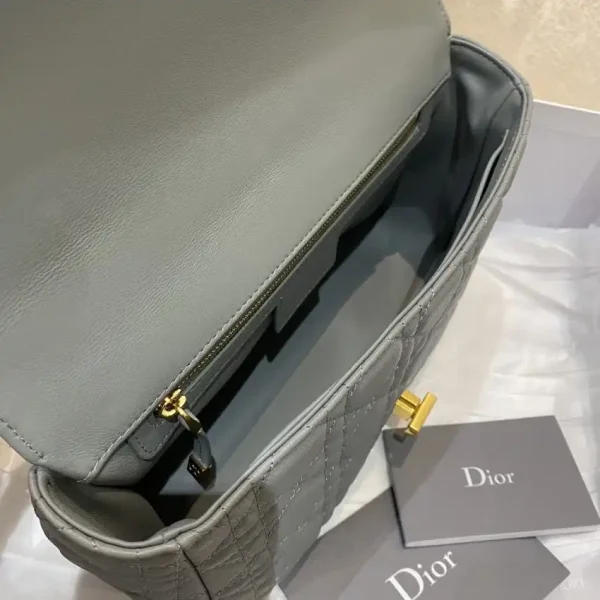 Dior Caro Bag Grey - Image 7