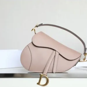 Dior Saddle Bag Nude