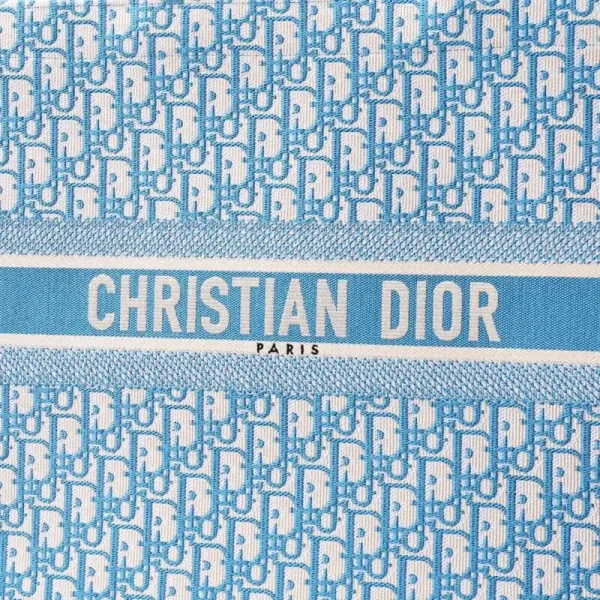 Dior Tote Book CD Light Blue - Image 2