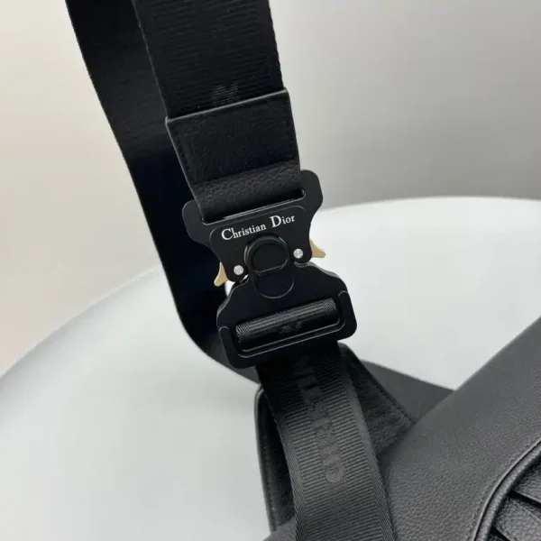 Dior Saddle Bag  Full Black Calfskin - Image 5