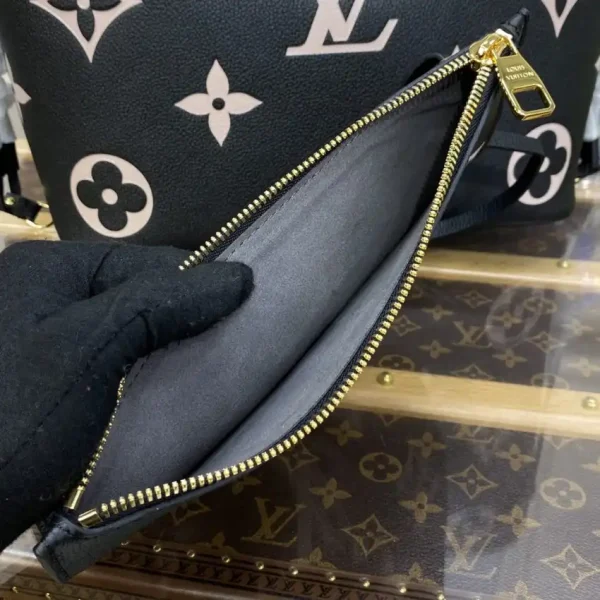 Louis Vuitton Neverfull MM Black Pink - Image 8