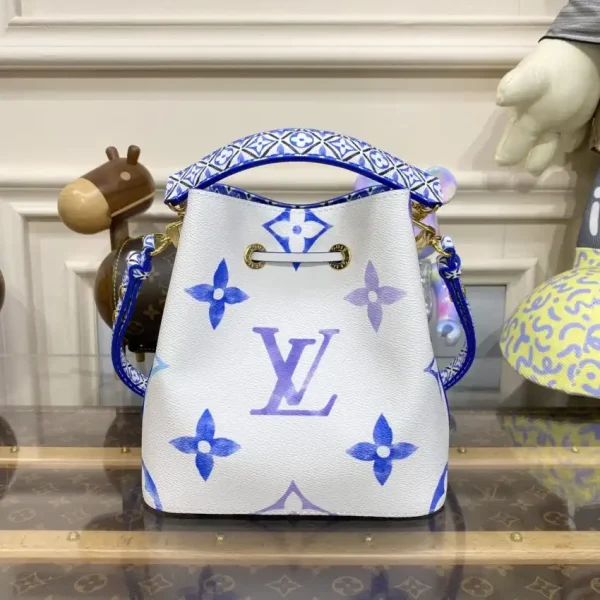 Louis Vuitton NeoNoe BB White-Blue - Image 5