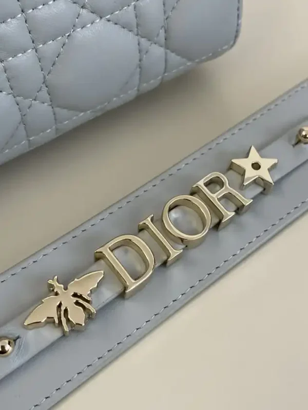 Lady Dior Sky Blue ABC - Image 5