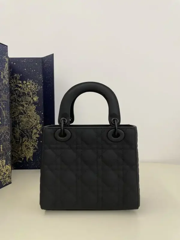 Lady Dior Matte Black ABC - Image 5