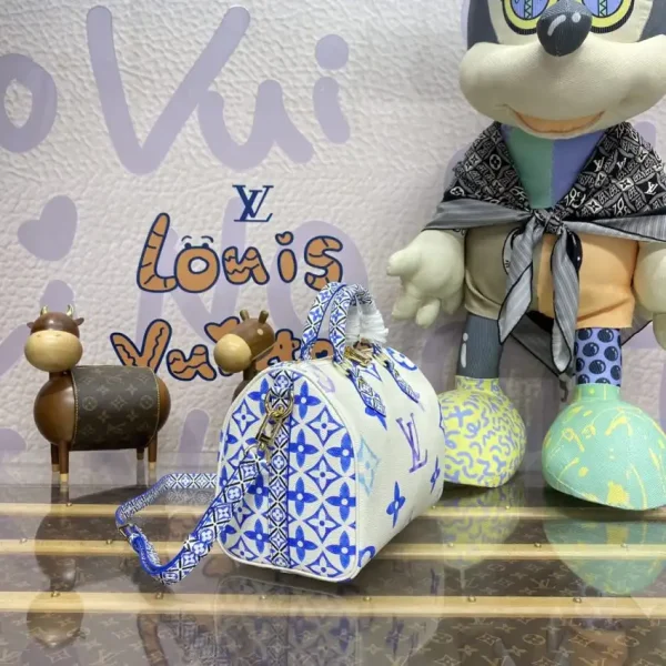 Louis Vuitton Speedy Bandouliere 25 Blue - Image 8