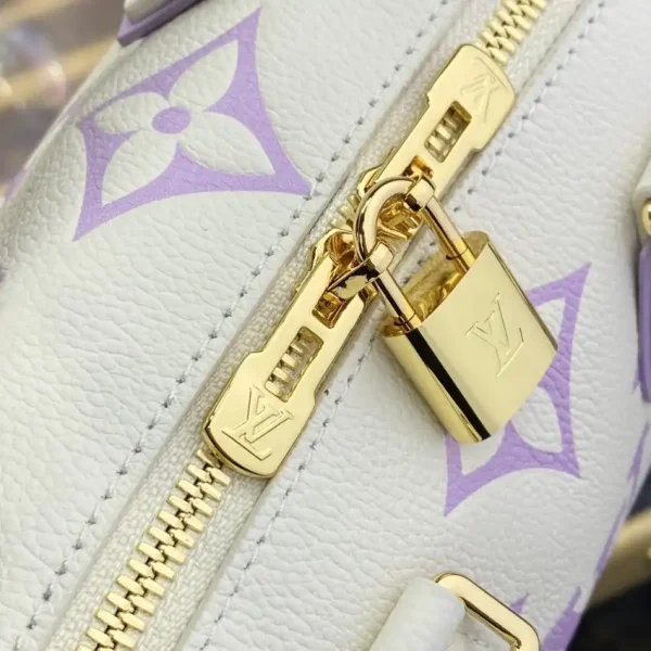 Louis Vuitton Speedy Bandouliere 20 White Purple - Image 8