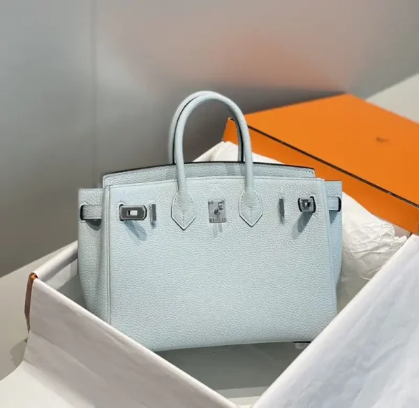 Hermes Birkin Grail Blue - Image 3