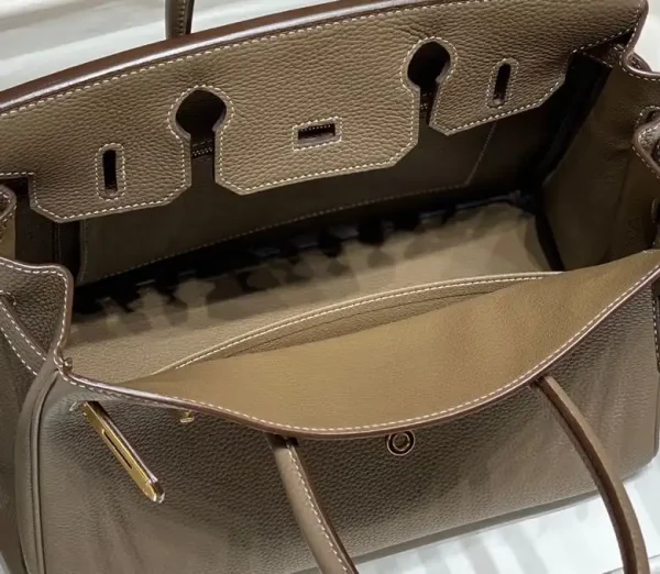 Hermes Birkin Elephant Gold - Image 9