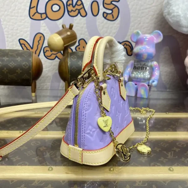 Louis Vuitton Alma Nano Purple - Image 3