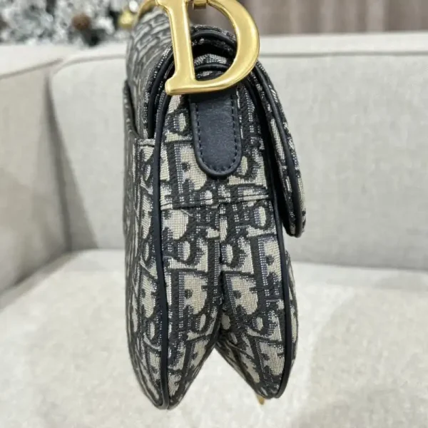 Dior Saddle Bag Small CD Canvas - Image 3