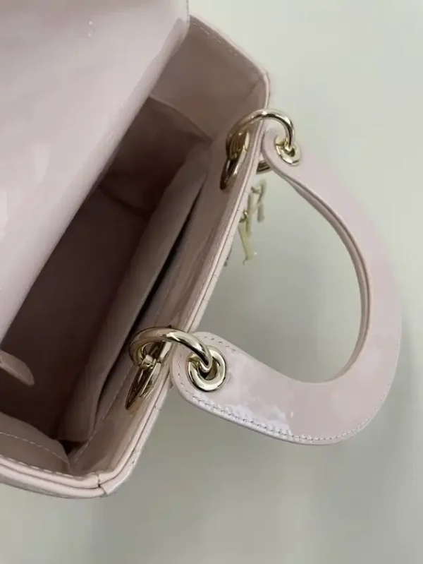 Lady Dior Patent Pink ABC - Image 3