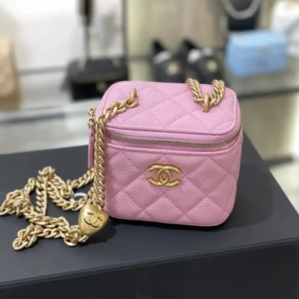 CHANEL 23P Lipstick Bag Pink - Image 3