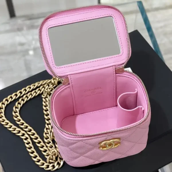 CHANEL 23P Lipstick Bag Pink - Image 6