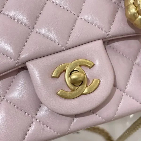 CHANEL 23S Camellia Square Pink - Image 2
