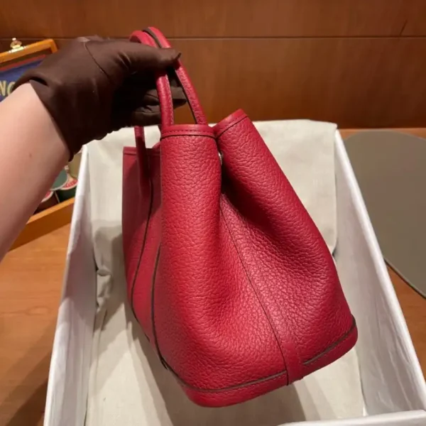 Hermes Garden Party 30cm Rouge Casaque - Image 2