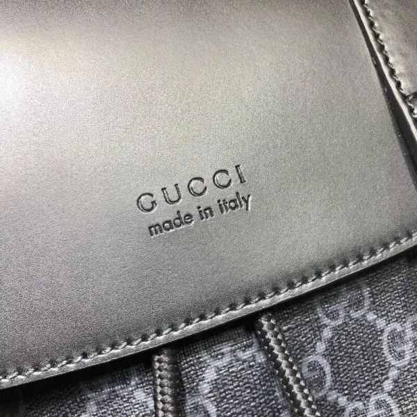 Gucci   Large Web Backpack Black - Image 5