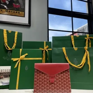 Goyard Camond Pouch Red