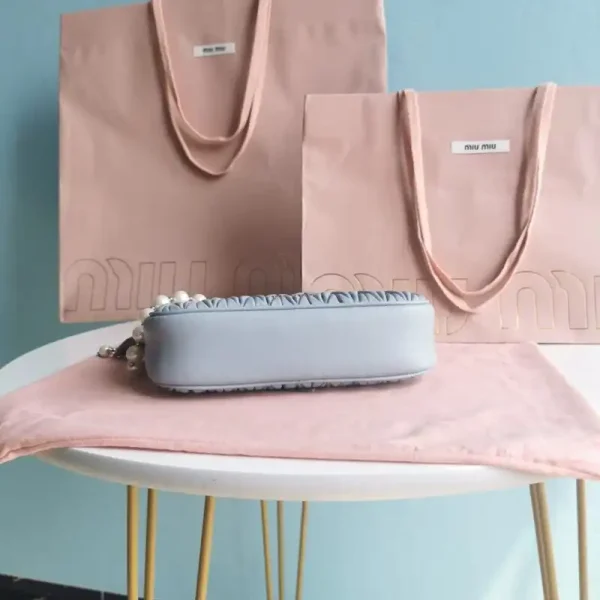 Miu Miu Matelassé Pearl Blue - Image 7