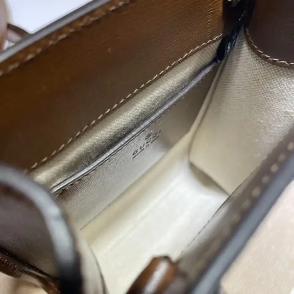 Gucci  Ophidia Mini Tote Bag  Beige - Image 4