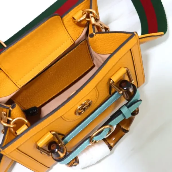 Gucci   Diana Small Tote Yellow - Image 8