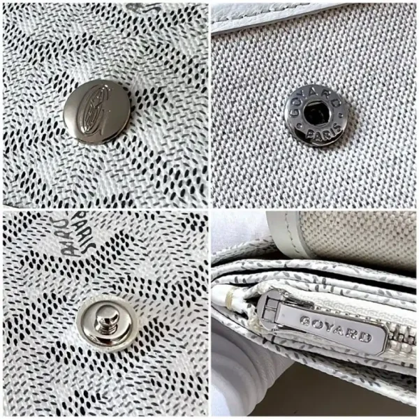 Goyard Plumet Pocket Wallet White - Image 5