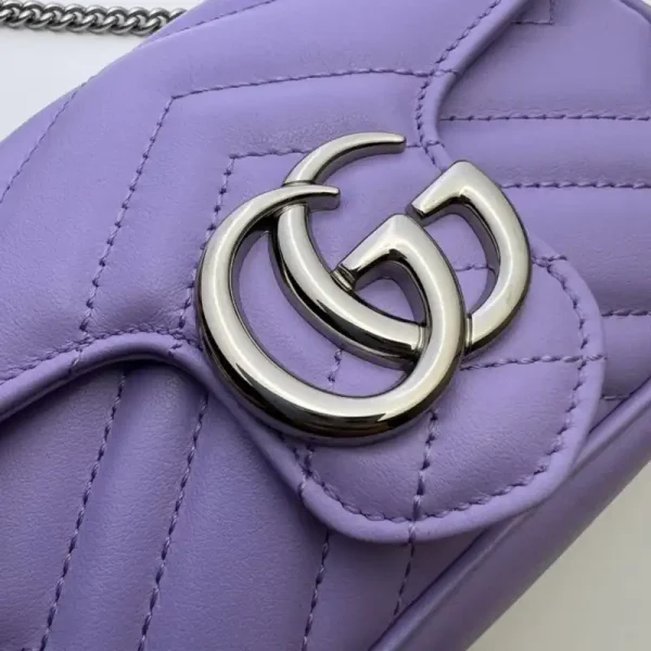 Gucci Matelassé  Mini Purple - Image 7
