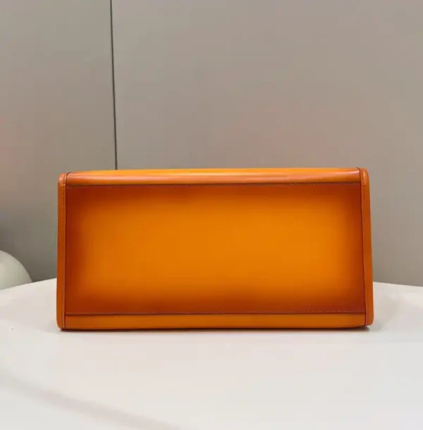 Fendi Peekaboo Tote Orange - Image 4