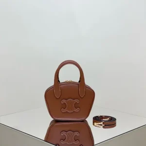 Celine Bowling Bag Brown