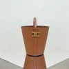 Celine Triomphe Bucket Bag Brown