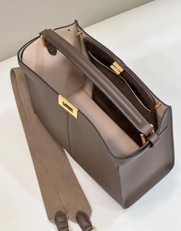 Fendi Peekaboo  X Lite Brown - Image 5
