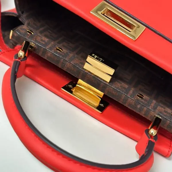 Fendi Peekaboo Small Red - Image 5