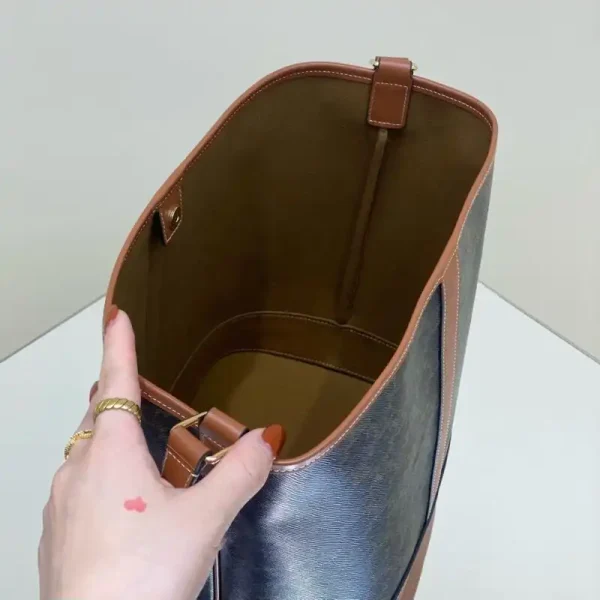 Celine Triomphe Bucket Brown - Image 8