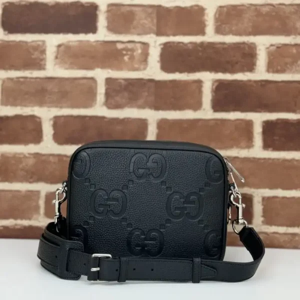 Gucci Jumbo GG Crossbody Black - Image 5