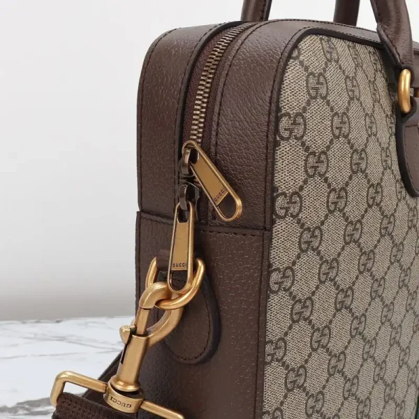 Gucci   Briefcase  Canvas Beige - Image 5