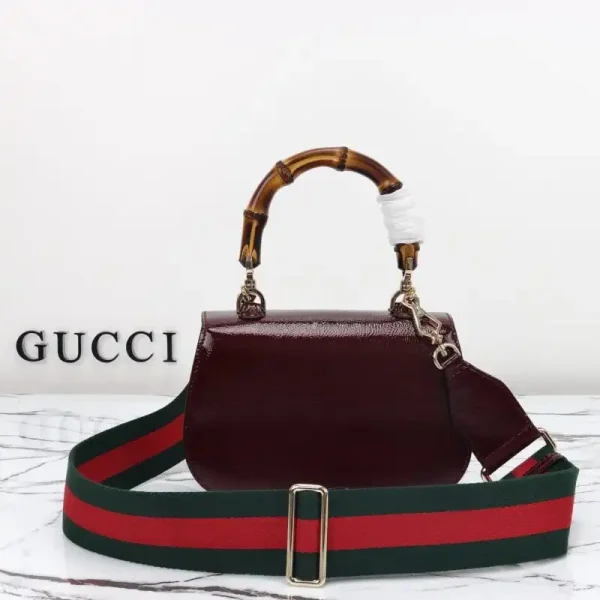 Gucci  Bamboo 1947 Bordeaux - Image 2