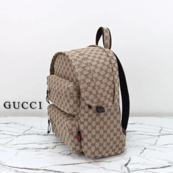 Gucci   Backpack GG Canvas Beige - Image 9