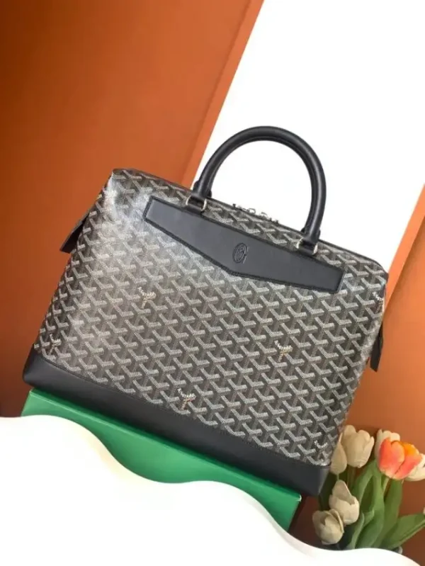 Goyard Cisalpin Document Case Black