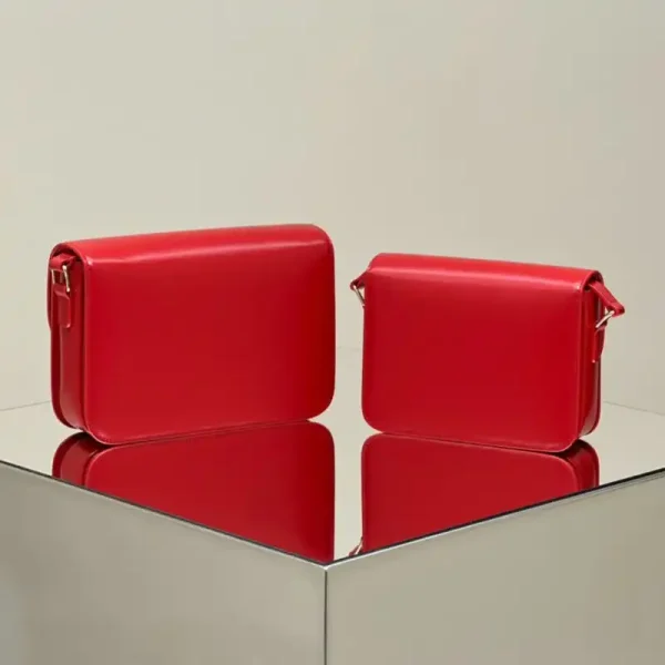 Celine Triomphe Mini Red - Image 4