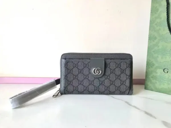 Gucci Ophidia GG Wallet  Grey