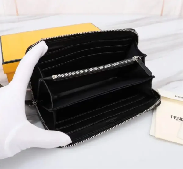 Fendi FF Black Wallet - Image 7