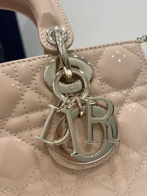 Dior Lady D-Joy Bag  Caramel Patent - Image 9