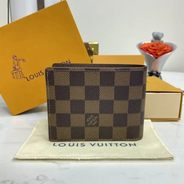 Louis Vuitton Multiple Wallet Brown Grid - Image 7