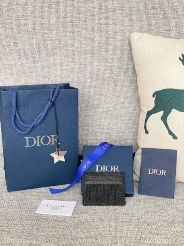 Dior Card Holder Black Man - Image 5
