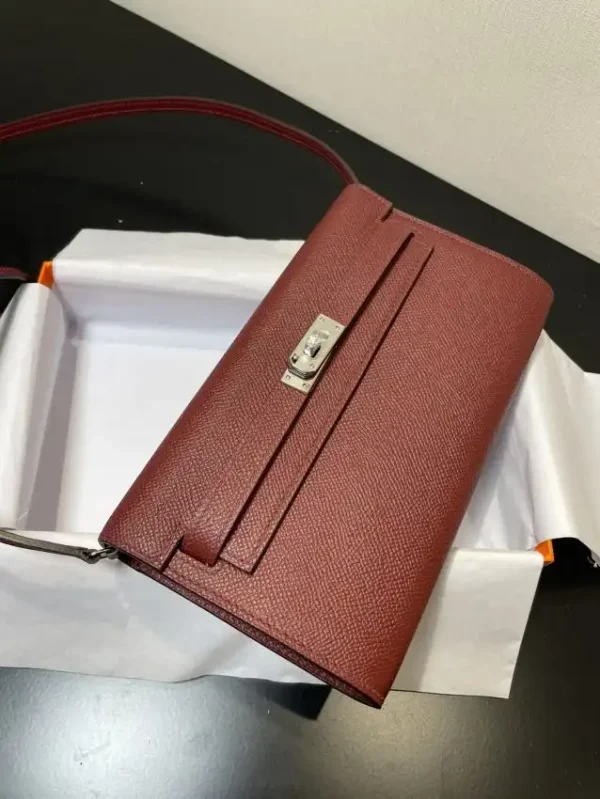 Hermes Kelly Elan Bordeaux - Image 4