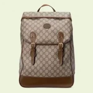 GUCCI MEDIUM BACKPACK WITH INTERLOCKING G