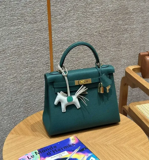 Hermes Kelly Malachite Togo - Image 8