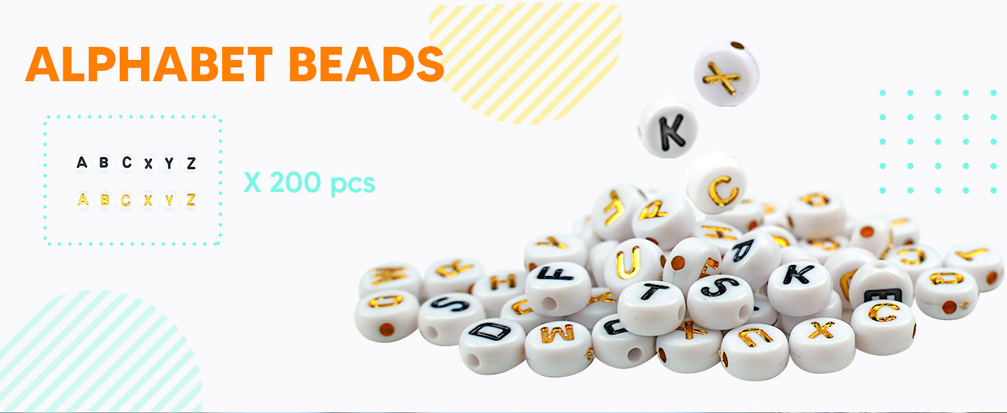 alphabet beads